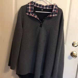 Quilted sweater